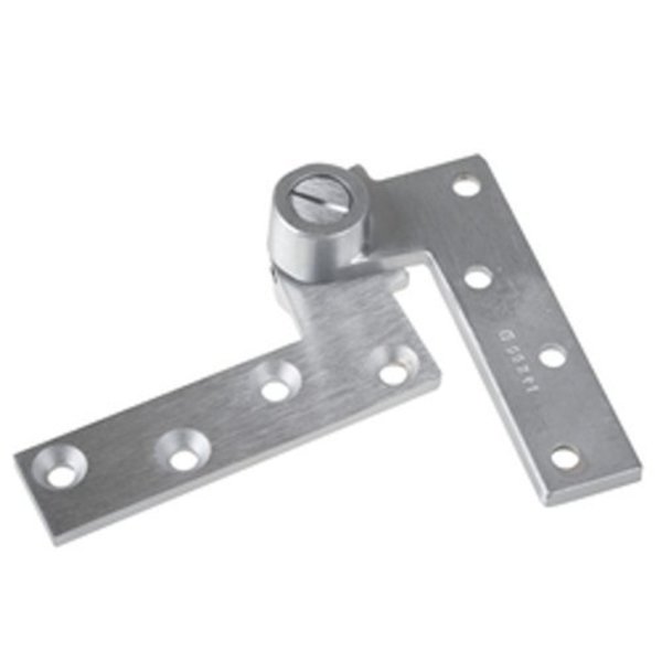 Dorma 3/4 Offset Hung Full Mortise Top Pivot, 3 Hour Rated Fire Door, 626 Satin Chrome 75133-626